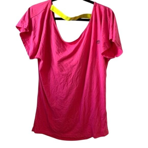 Zumba Wear "Bring Sexy Back" Top M/L Berry Color - Picture 1 of 10